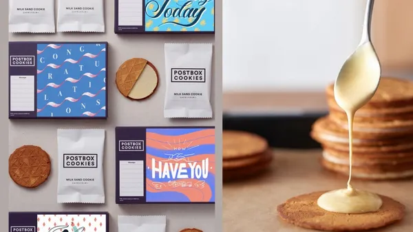 日本人氣甜點 BAKE 新作！找回手寫的老派浪漫 「POSTBOX COOKIES」牛奶餅乾 8 款包裝設計