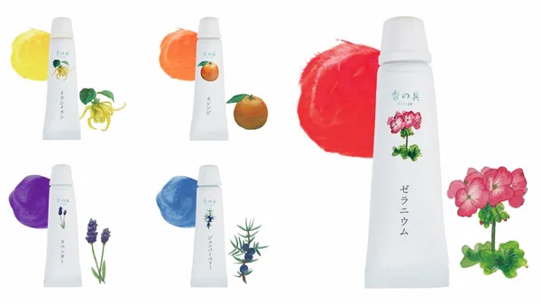 用香氣作畫！日本「香の具」水彩顏料：揉合天然精油與塗料，植物清香溢散空氣中