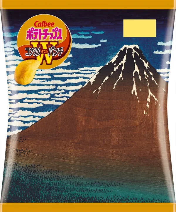 Calbee葛飾北齋包裝