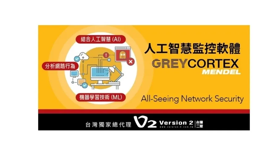 【GREYCORTEX MENDEL人工智慧監控軟體】協助偵測企業內部網路流量，找出可能潛在的威脅