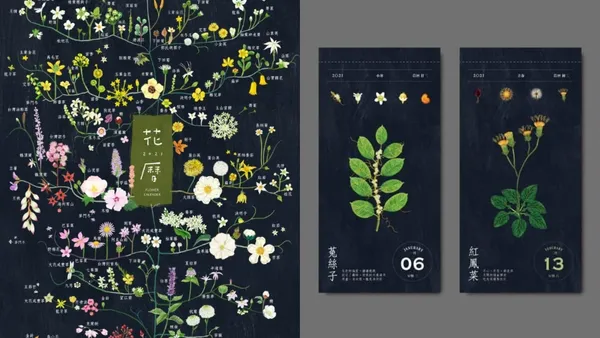 種籽設計推出2021年花曆！集結365種美麗植物花卉，訴說後疫情的堅韌綻放