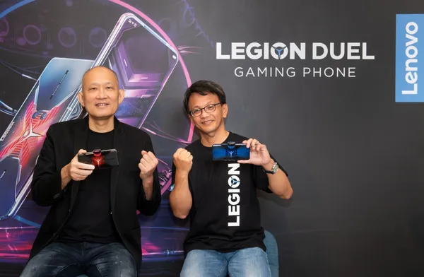 新聞照片01_Lenovo今年7月首度推出首款電競手機Legion Phone Duel，首購活動於