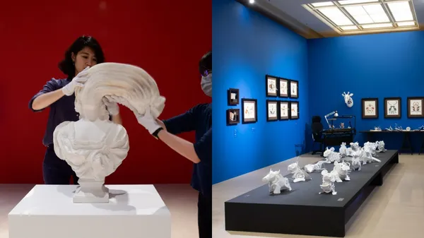 奇美博物館《紙上奇蹟 2》開展！伸縮雕塑、咬人紙老虎等逾 200 件作品，看見紙的不可思議