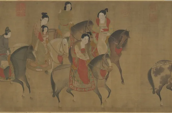 國寶　宋 李公麟 畫麗人行 局部.jpg