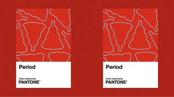 Pantone 新色票「月經紅 Period」！「那個」不該是禁忌，Pantone 攜手月亮杯品牌洗刷月經污名