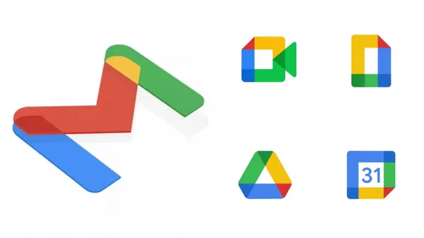 Gmail 換新 logo！拿掉信封，以招牌字母「M」加 Google 4 色，寓意更流暢整合的服務
