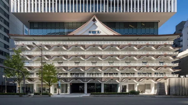 大阪新地標！隈研吾新作「大阪皇家經典飯店」建築亮點：唐破風屋頂、如雲霧的鋁製翅片