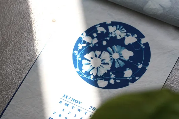 iLife 手感設計 藍晒布月曆 掛曆 03.jpg