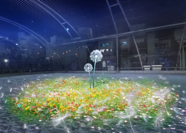 圖3 澀谷藝術祭Breath  Bless Project 蒲公英的祈禱 (圖片提供 澀谷藝術季實行