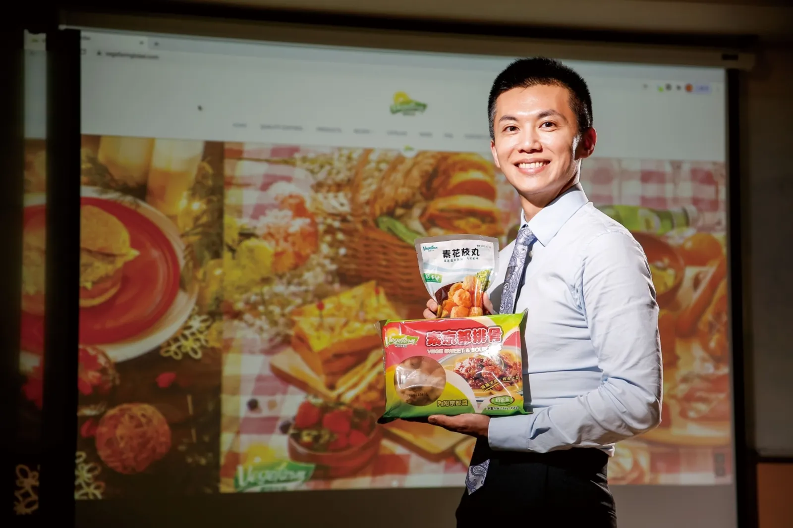 超逼真「素小蝦」年銷 1.4 億！松珍生技手握全球最多素食品項，搶攻植物肉市場