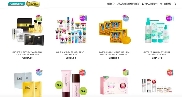 Watsons World跨境購物網