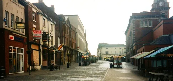 deserted market