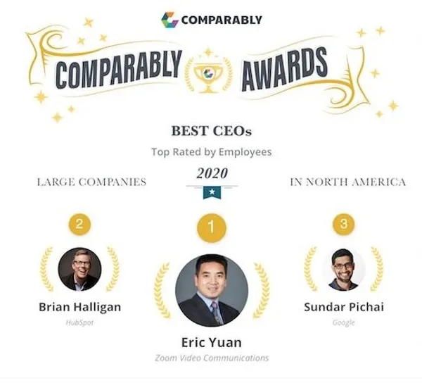 comparably 2020 best ceo