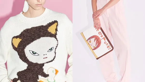 奈良美智首度跨足時尚！攜手 Stella McCartney，斜眼女孩登上精品面料吶喊「我們是龐克」