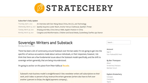 Stratechery