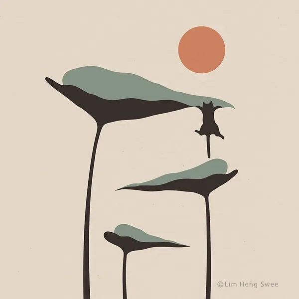 Lim Heng Swee 林行瑞 貓與植物插畫 02.jpg