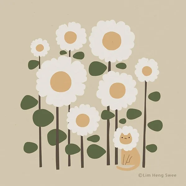 Lim Heng Swee 林行瑞 貓與植物插畫 14.jpg