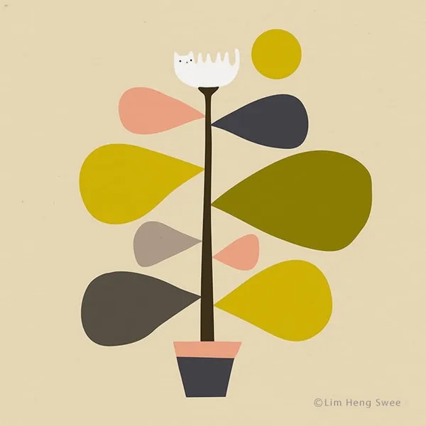 Lim Heng Swee 林行瑞 貓與植物插畫 17.jpg