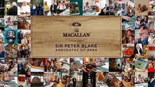 跨界巨作驚艷問世！麥卡倫攜手普普教父 Peter Blake 推出威士忌《年代軼事系列》掀起爭藏熱潮，線上特展開展