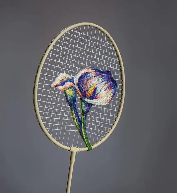 球拍刺繡 Danielle Clough 5