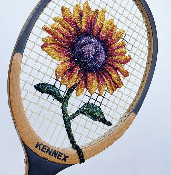 球拍刺繡 Danielle Clough 9