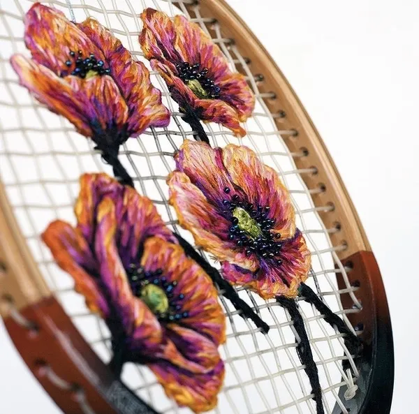 球拍刺繡 Danielle Clough 10