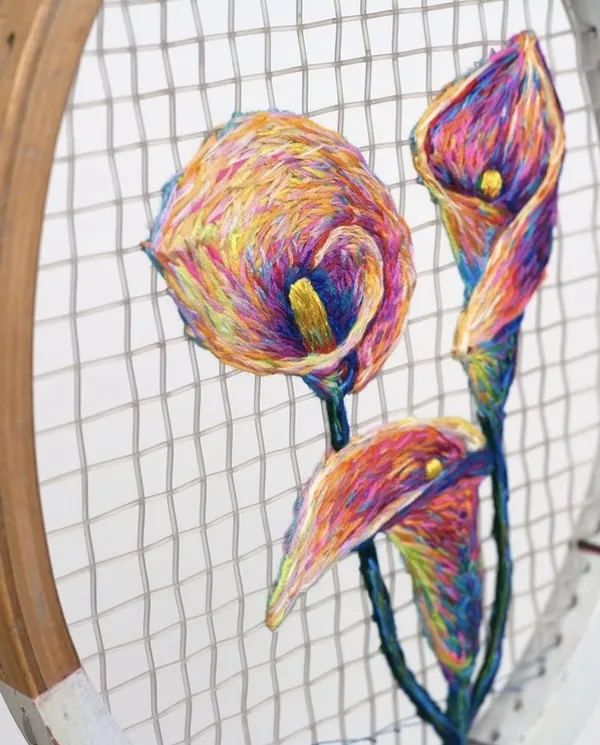 球拍刺繡 Danielle Clough 11