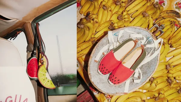 堆疊縫合夏日的果實！超可愛LOEWE配件來自 Paula’s Ibiza系列，西瓜、奇異果、百香果等夏季水果創造日常度假感