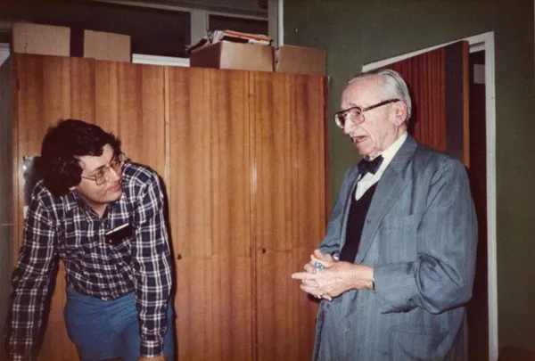  Phil Salin 與佛烈德利赫·海耶克(Friedrich Hayek)與