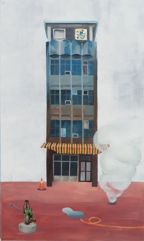 周芳聿 2019 (家9)溫泉安樂鄉 53x41cm Acrylic.jpg