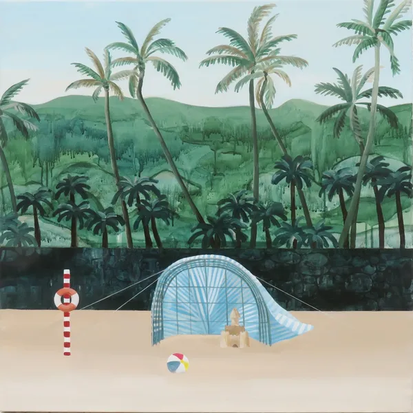 周芳聿 2019 (家10)海景第一排 70x70cm Acrylic.jpg