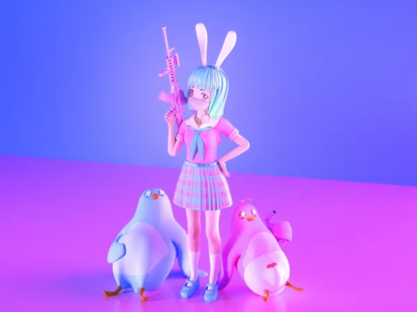《MANDARK x Happy Kawaii Friends 聯名虛 擬公仔 #1》