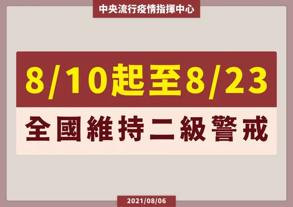 210806維持疫情警戒標準為第二級-粉紅版_02 複本