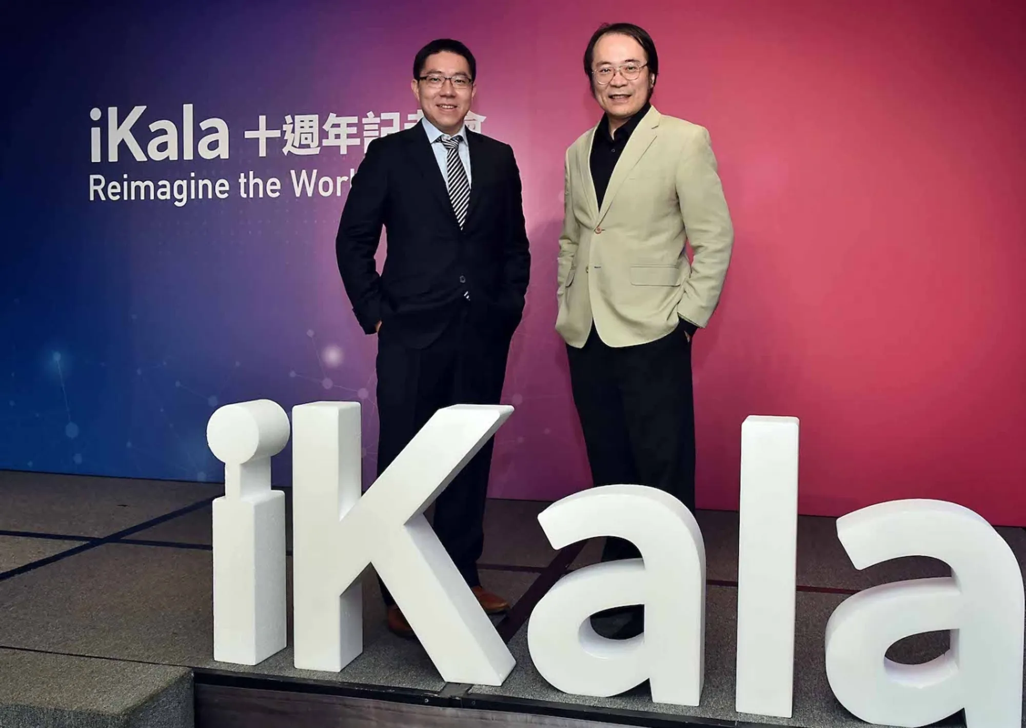 iKala 10 週年＿iKala 共同創辦人暨執行長 程世嘉（左），iKala 董事 簡立峰（右）