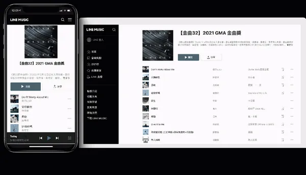 LINE MUSIC邀請粉絲在頒獎典禮前再次聆聽這些優秀的入圍作品