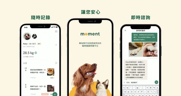 Moment APP使用介面