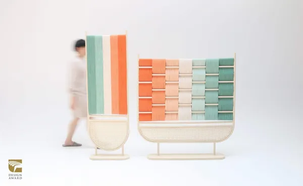 2021金點設計獎標章獲獎作品：Bilid — Rattan Room Divider（Sarunp