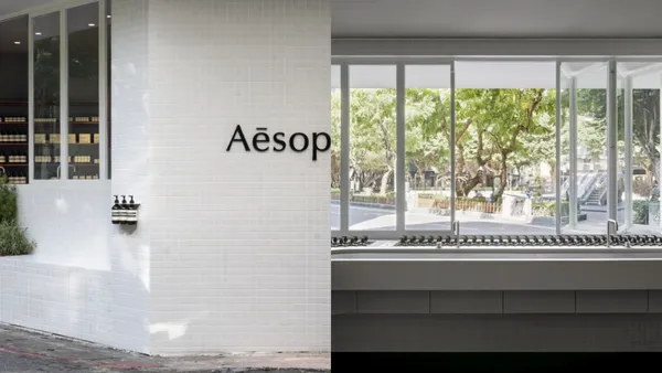 Aesop 永康店開幕！茶席流水蜿蜒水檯、苔蘚綠石磚櫃檯、正對永康公園擁有最佳視野