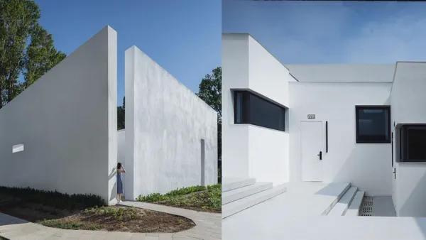 拒絕風景的房間：Wutopia Lab 操刀河北「陌生人」民宿，7 尺高牆打造靜謐避世空間