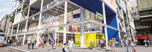 IKEA 在奧地利維也納的 Westbahnhof 車站建設新店