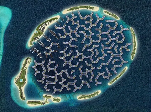 maldives floating city