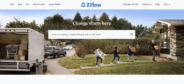 Zillow 官網截圖