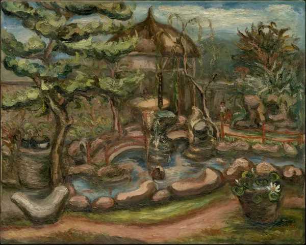 10. 陳澄波，《琳瑯山閣》，1935，油彩、畫布，73.0 x 91.0 cm，私人收藏.jpg