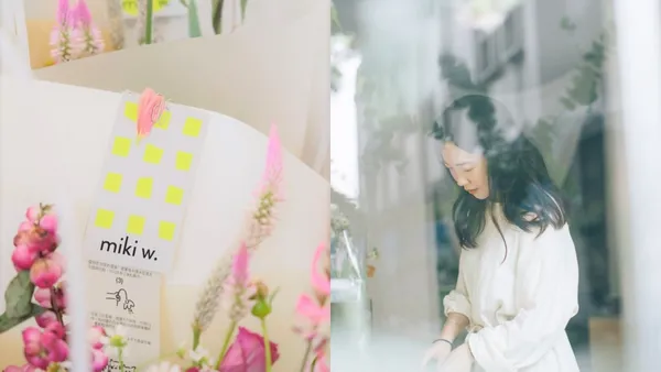【專訪】Miki Wei 的心流花園：從剪一條枝到落花有神，插花是一段靜心的過程