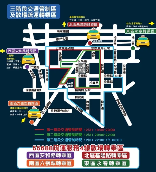 2022台北市政府路線圖