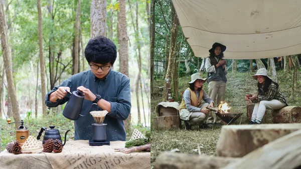 冬季最 chill 野系露營！勤美學山那村打造《野系新生活》限定登場，星火餐桌感受採集野炊樂趣