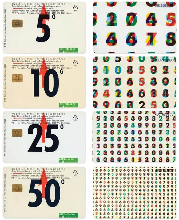 Karel Martens作品04-PTT Telecom 電話卡設計, 1994.jpg
