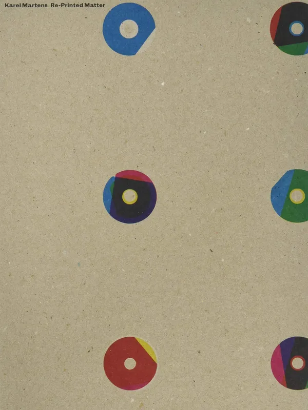 Karel Martens作品05-printed matter drukwerk 1995 初版,