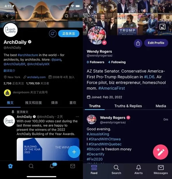 Truth social Twitter