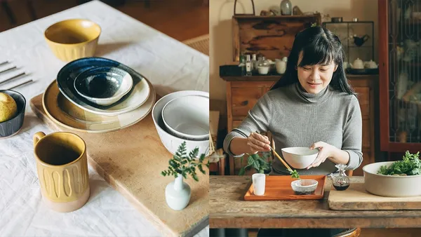 琢磨選器用物之道，飲食作家盧怡安善用 HOLA 器皿點綴春日生活，擺出一片愜意的餐桌風光